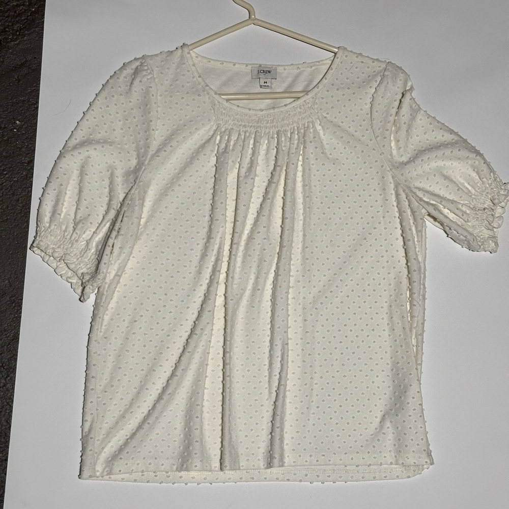 Like new J.Crew Dotted Top